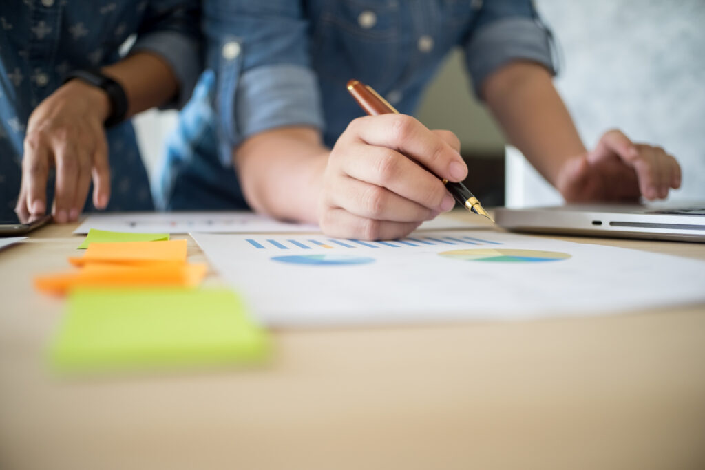 About Business Team Working New Business Plan With Modern Digital Computer With Copyspace 1024x683